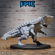 Rockhead Dinosaur - Epic Miniatures | Elemental Lands | 28mm | 32mm | Brute | Hammerhead