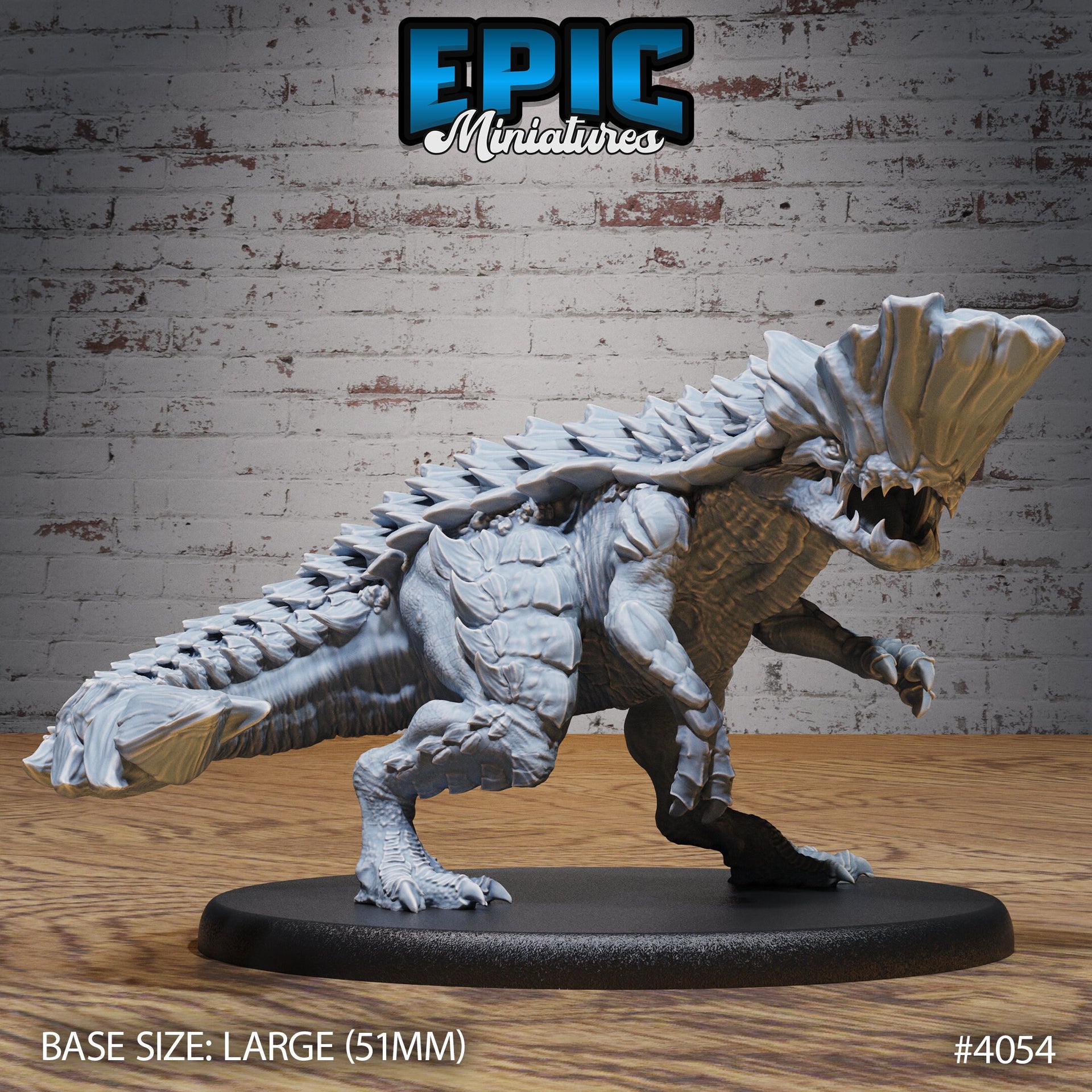 Rockhead Dinosaur - Epic Miniatures | Elemental Lands | 28mm | 32mm | Brute | Hammerhead