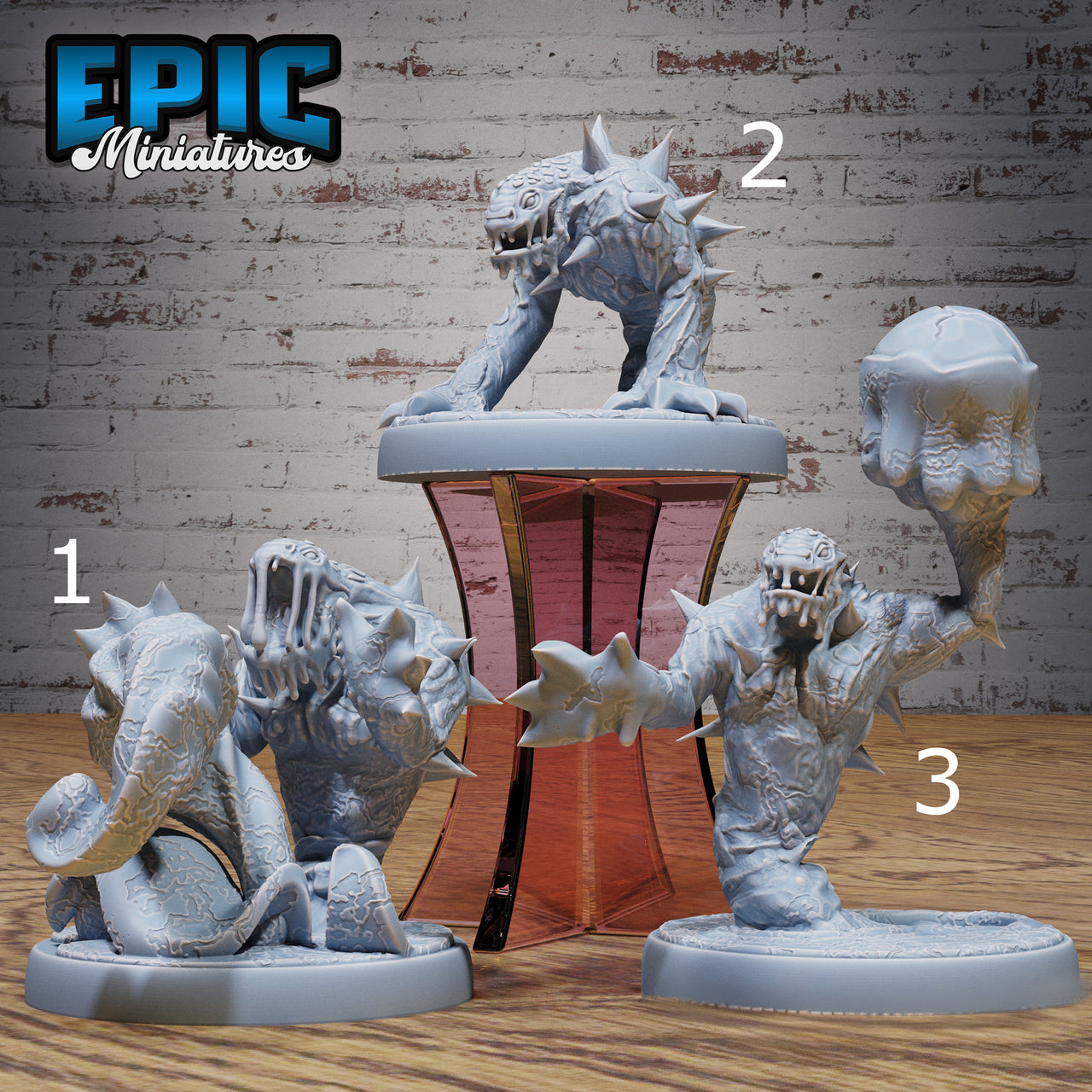 Magma Spawn - Epic Miniatures | Elemental Lands | 28mm | 32mm | Fire | Demon | Elemental | Slime