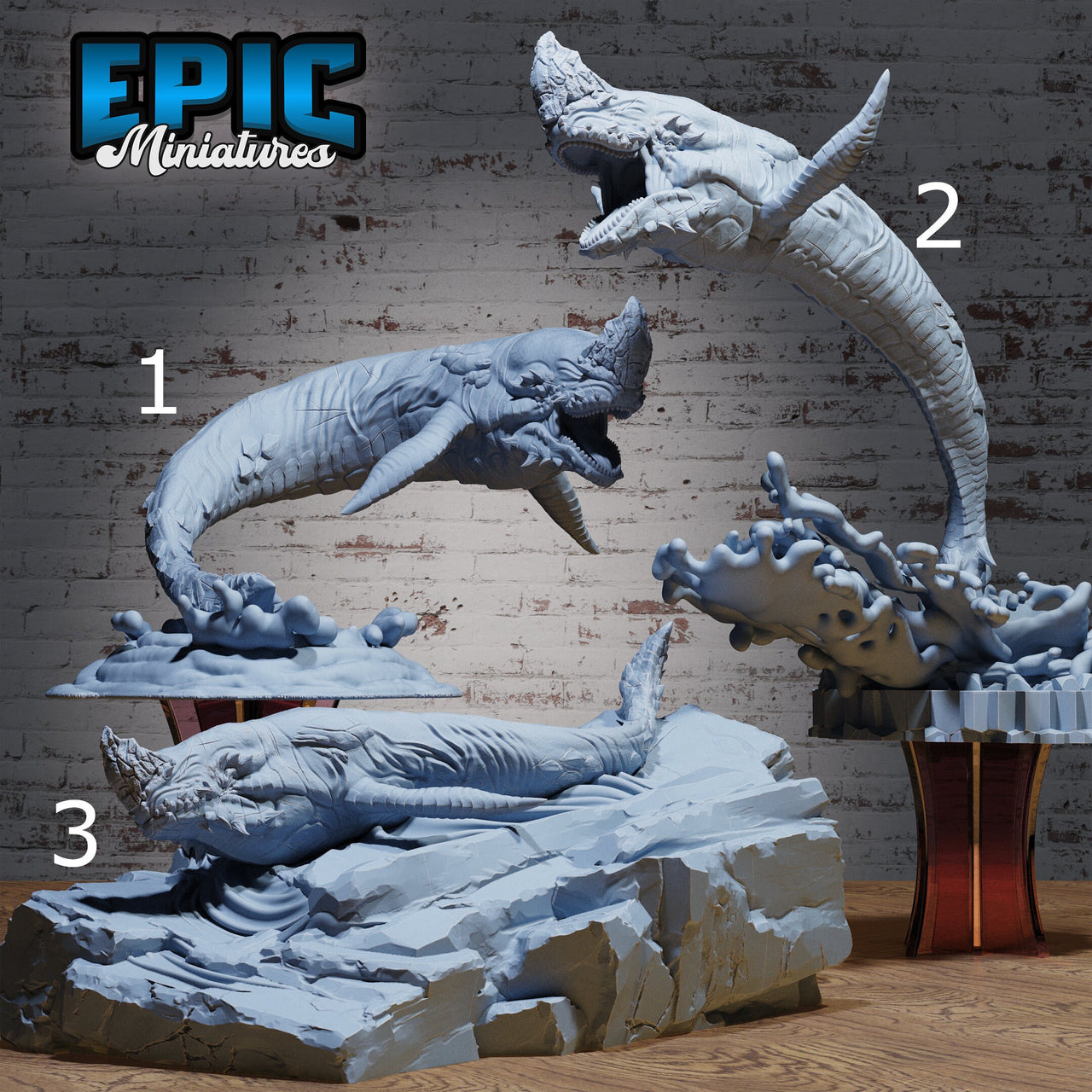 Lava Whale - Epic Miniatures | Elemental Lands | 28mm | 32mm | Land Shark | Gargantuan