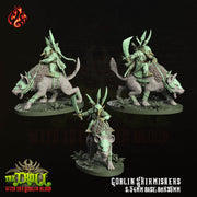 Goblin Skirmishers, Wolf Calvary - Crippled God Foundry - The Tainted Chapel | 32mm | Raider | Archer | Champion