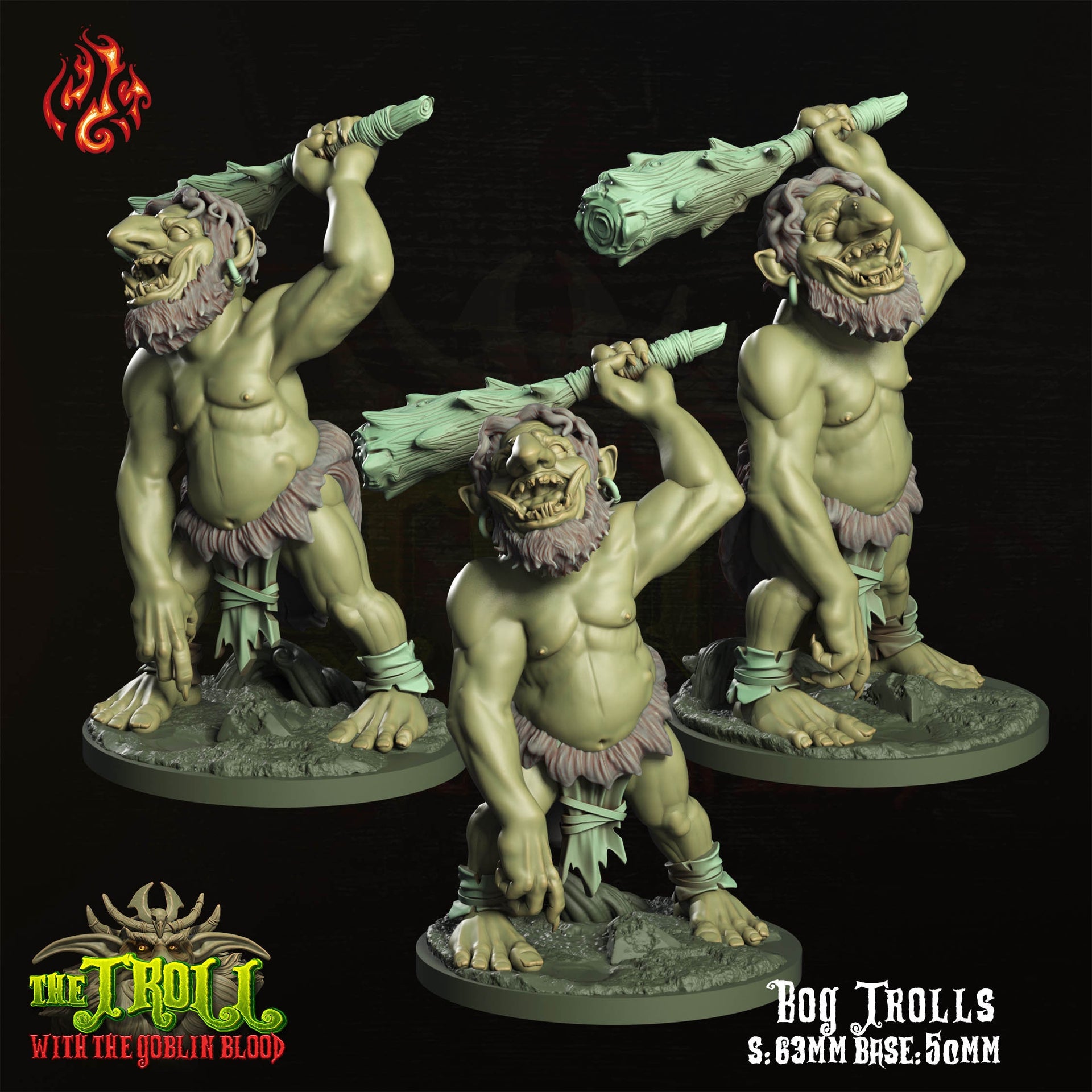 Bog Troll - Crippled God Foundry - The Tainted Chapel | 32mm | Fighter | Warrior | Barbarian