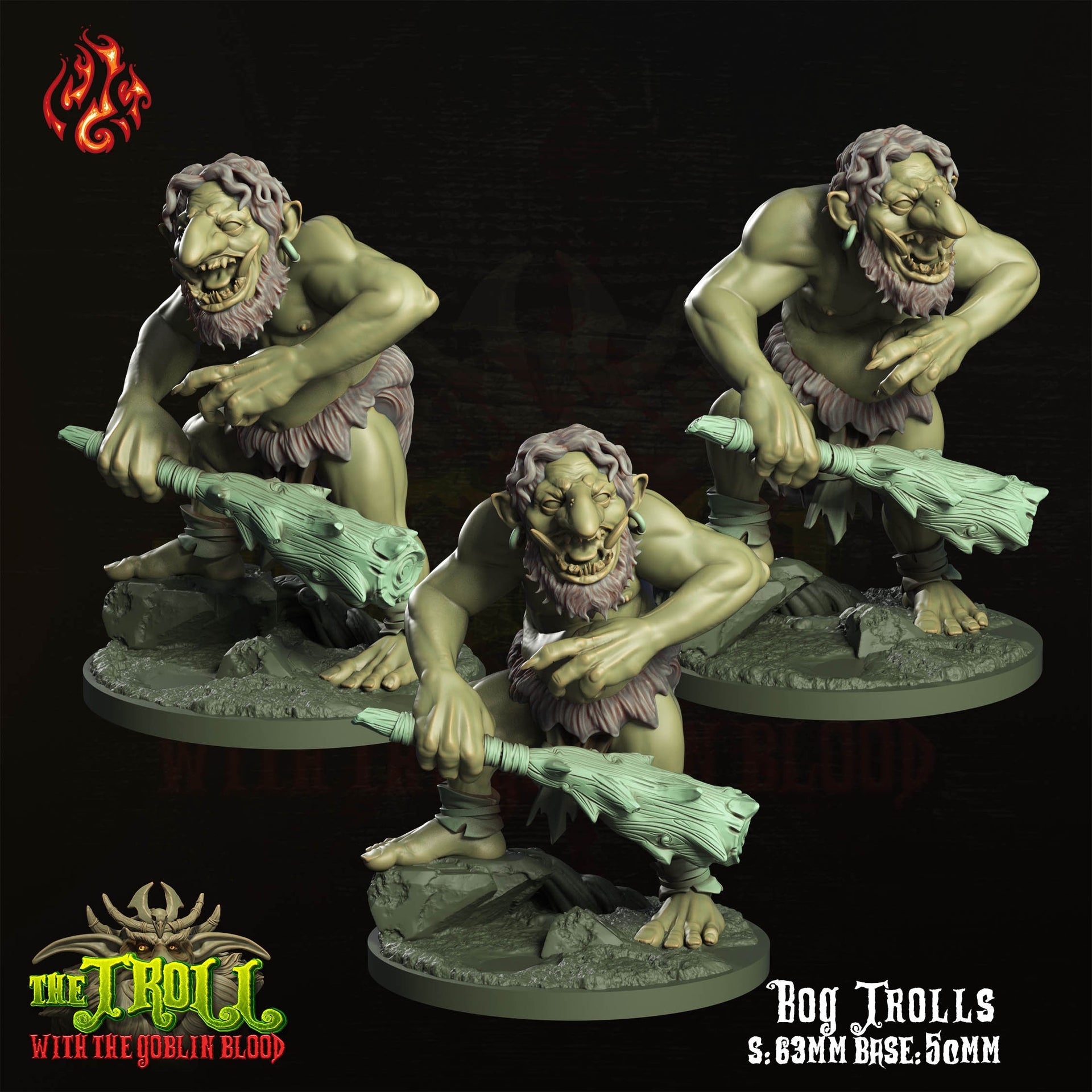 Bog Troll - Crippled God Foundry - The Tainted Chapel | 32mm | Fighter | Warrior | Barbarian