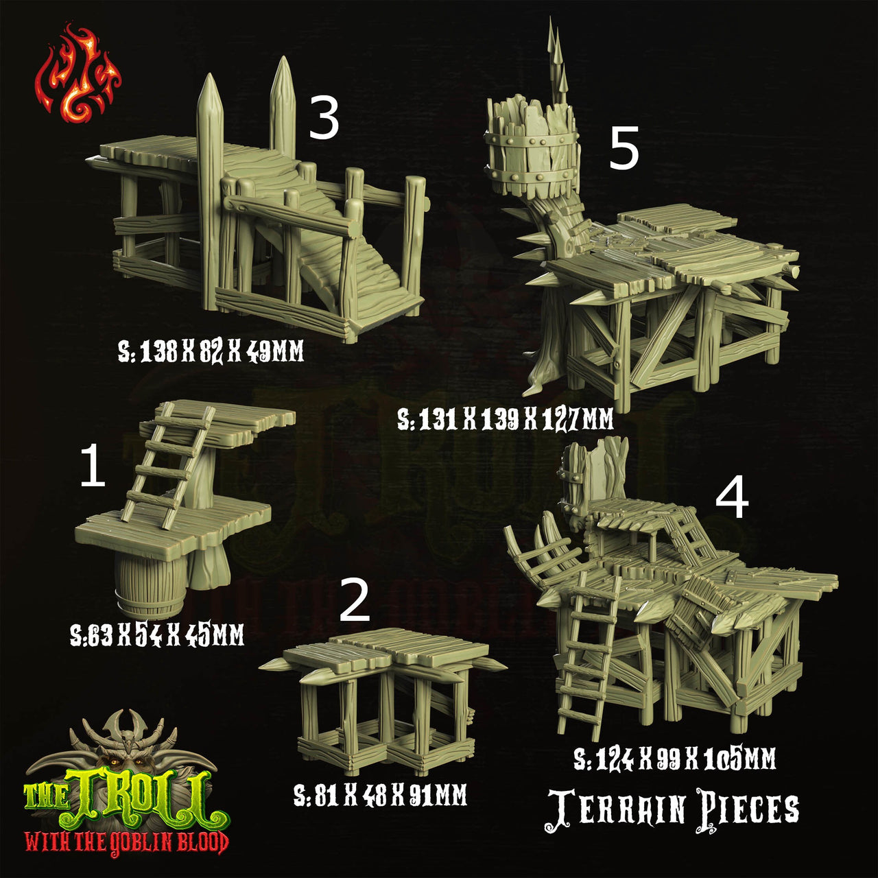 Goblin Warcamp Platforms - Crippled God Foundry - The Tainted Chapel | Jungle | Swamp | Fortress