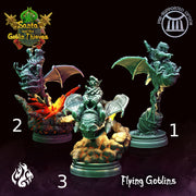 Flying Goblins - Crippled God Foundry - The Tainted Chapel | 32mm | Cavalry | Bomber | Rocket