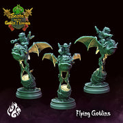 Flying Goblins - Crippled God Foundry - The Tainted Chapel | 32mm | Cavalry | Bomber | Rocket