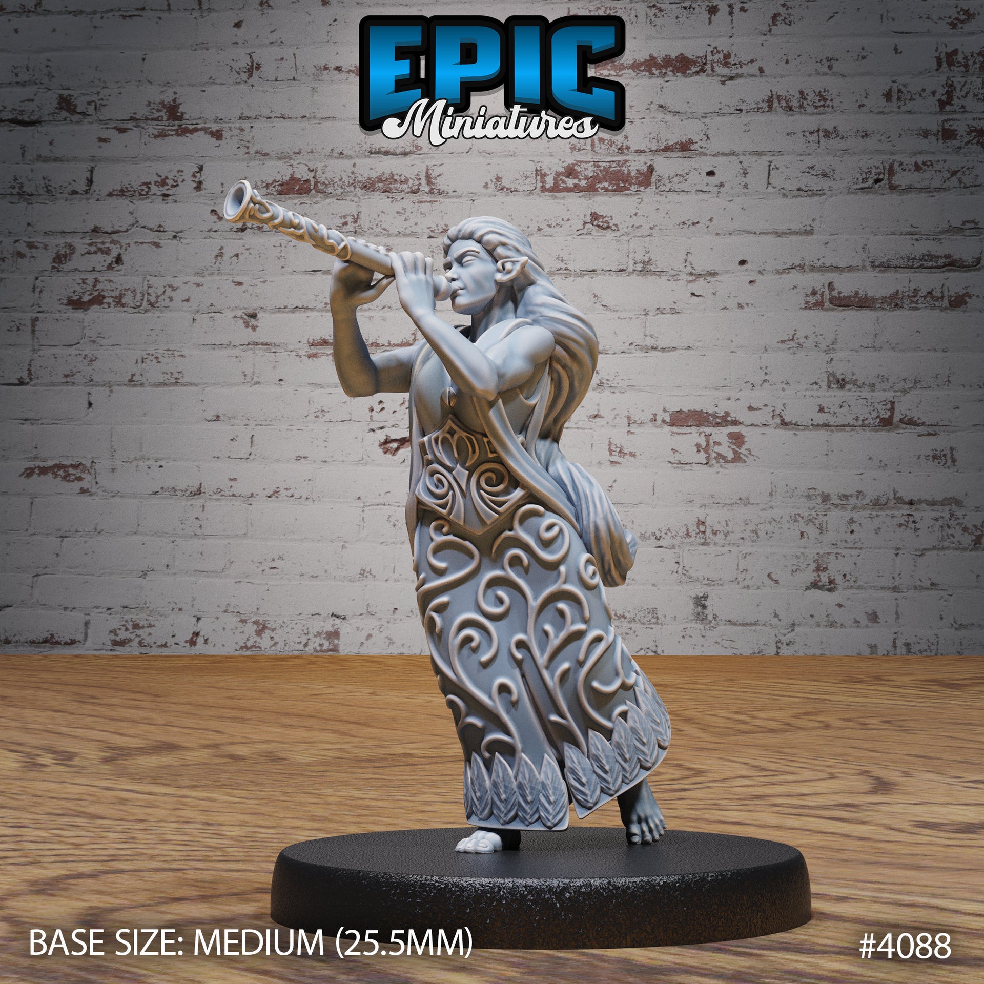 Elf Villager - Epic Miniatures | Elemental Lands | 28mm | 32mm |PC | Sorcerer | Traveler | Wizard