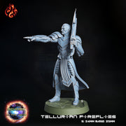 Tellurian Fireflies, Space Elf Champion - Crippled God Foundry - Echoes of the Void | 32mm | Scifi | High Elf Fleet