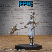 Elf Sorceress - Epic Miniatures | Elven Storm | 28mm | 32mm | Mage | Wizard