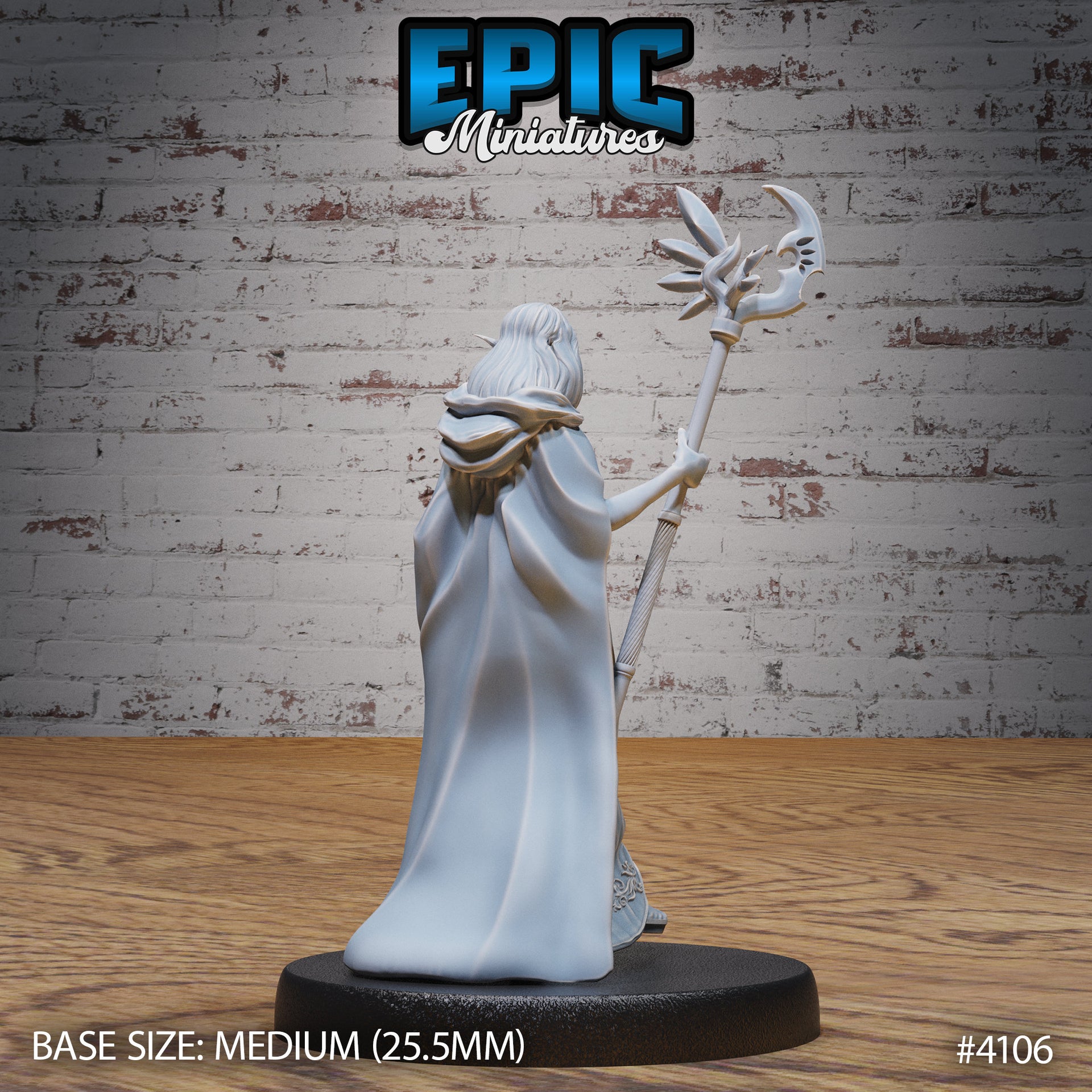 Elf Queen- Epic Miniatures | Elven Storm | 28mm | 32mm | Mage | Wizard | Sorcerer