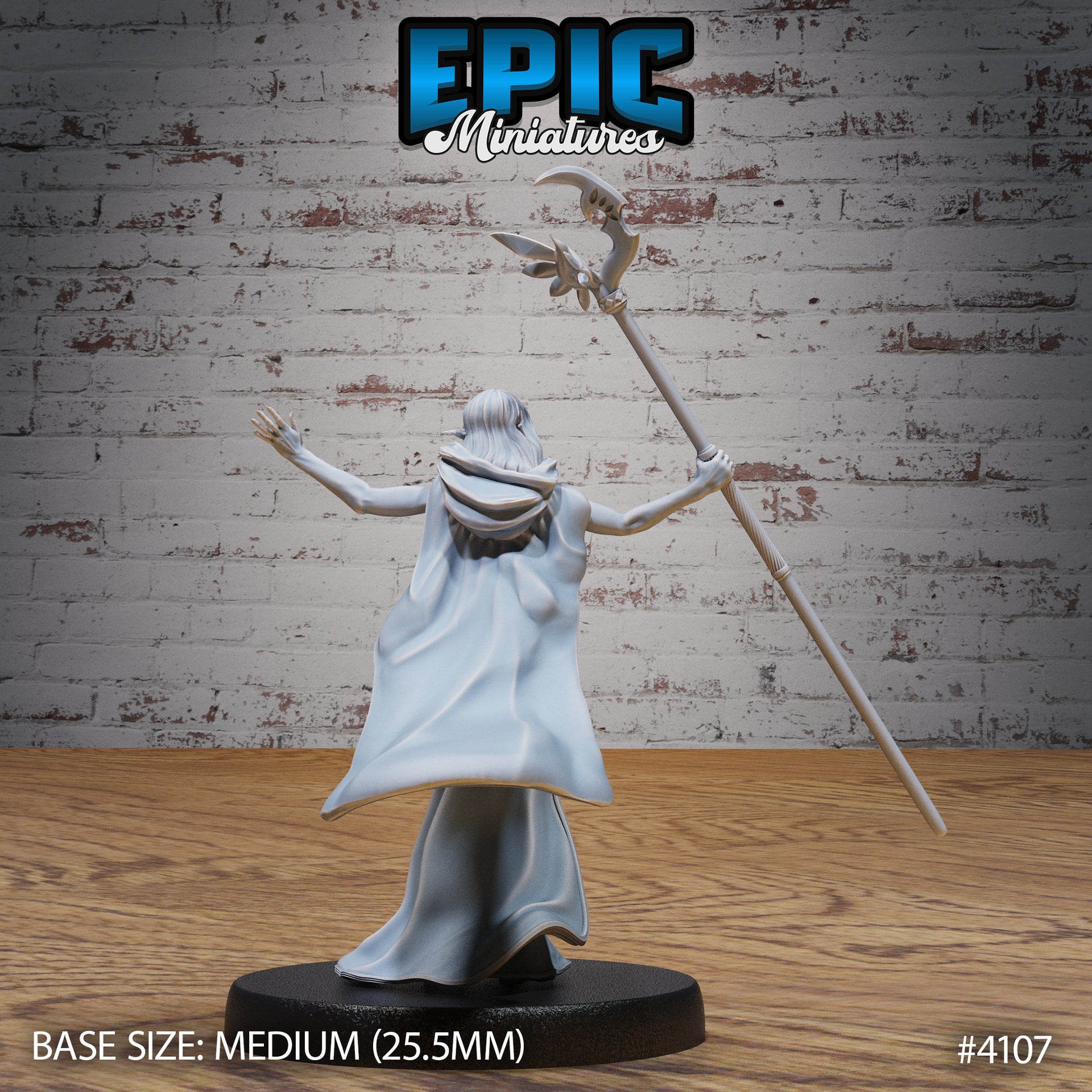 Elf Queen- Epic Miniatures | Elven Storm | 28mm | 32mm | Mage | Wizard | Sorcerer