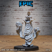 Elf Warlock Female- Epic Miniatures | Elven Storm | 28mm | 32mm | Mage | Necromancer | Sorcerer