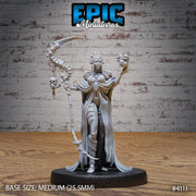 Elf Warlock Female- Epic Miniatures | Elven Storm | 28mm | 32mm | Mage | Necromancer | Sorcerer