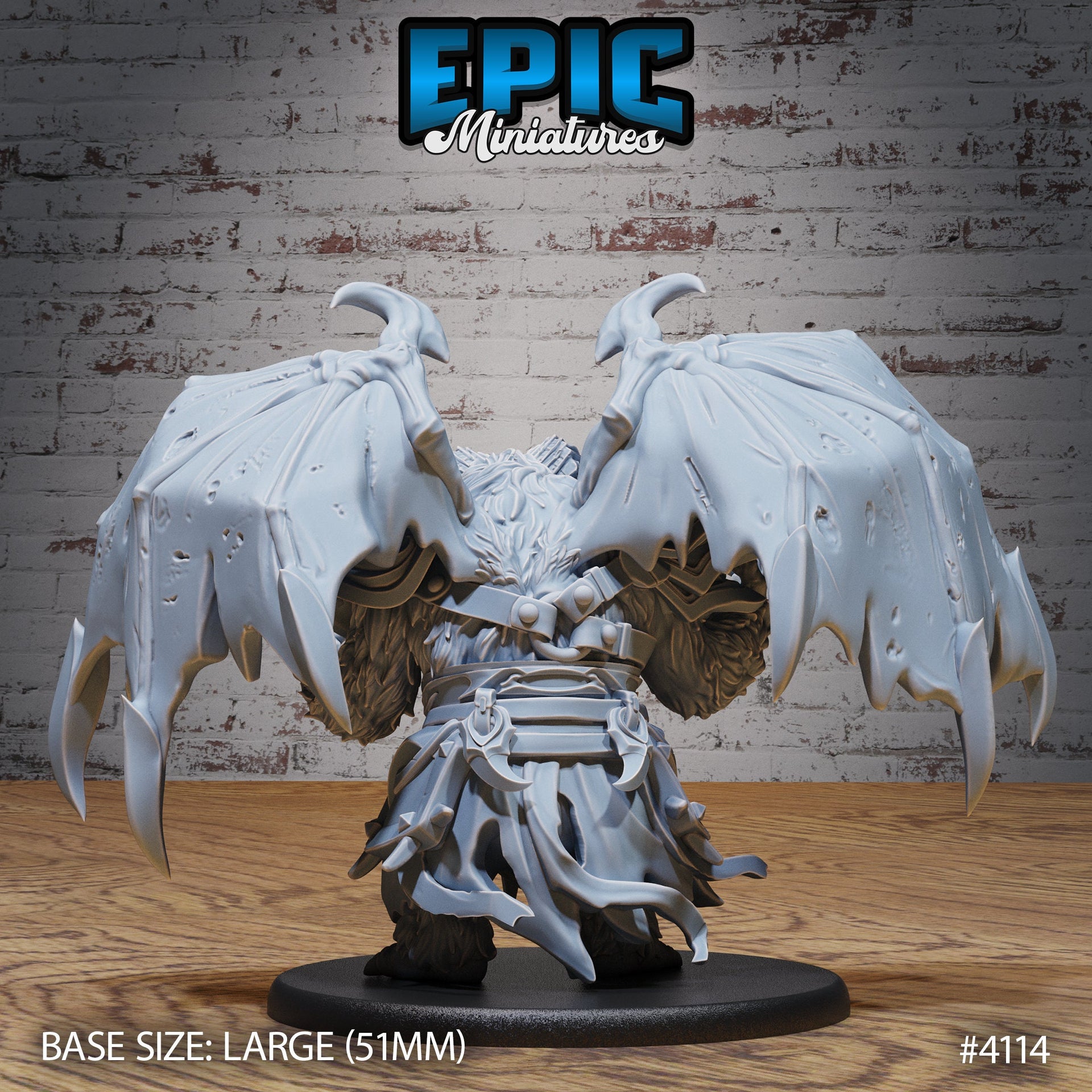 Winged Bear Druid - Epic Miniatures | Elven Storm | 28mm | 32mm | Werebear | Demo