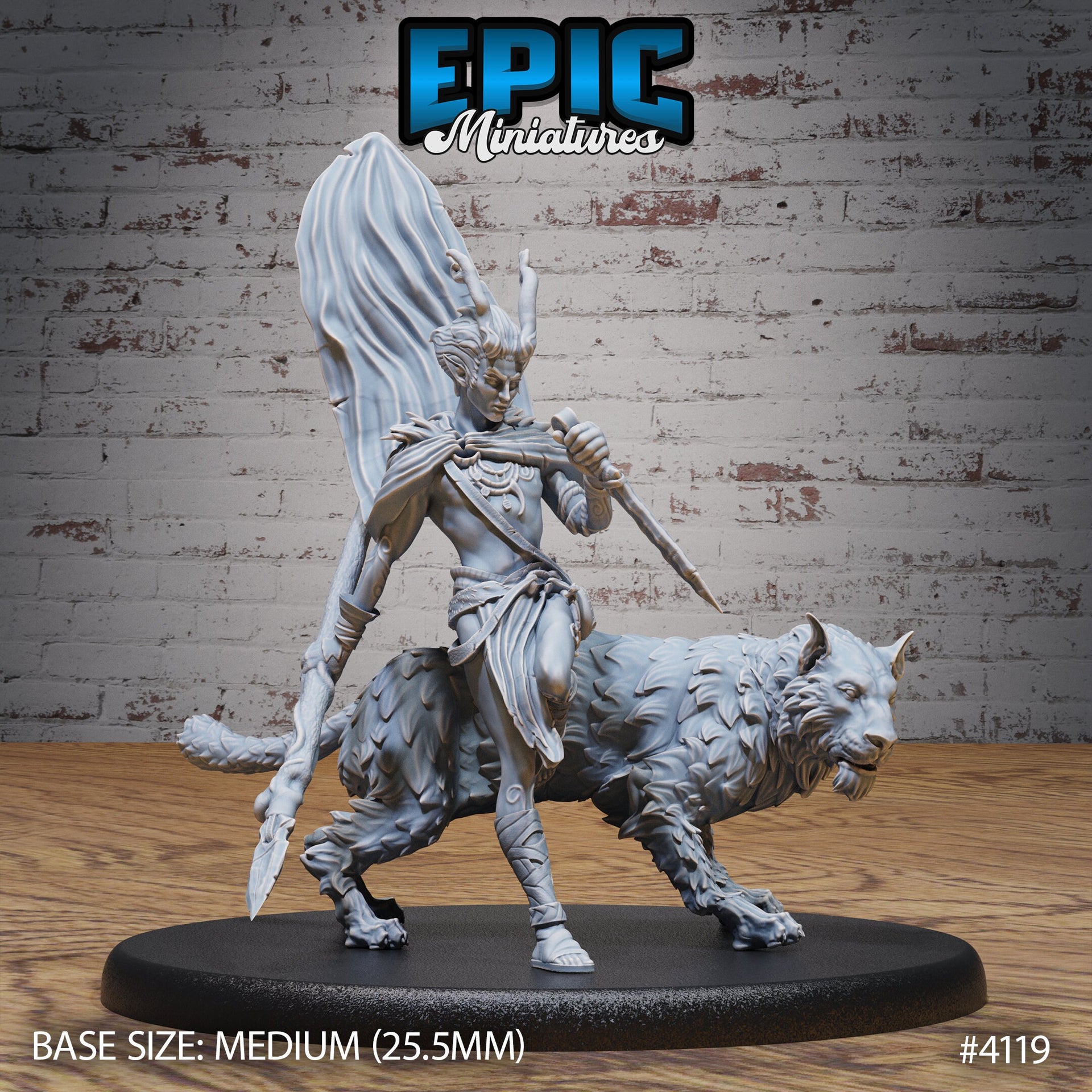 Elf Beast Tamer- Epic Miniatures | Elven Storm | 28mm | 32mm | Ranger | Druid | Scout