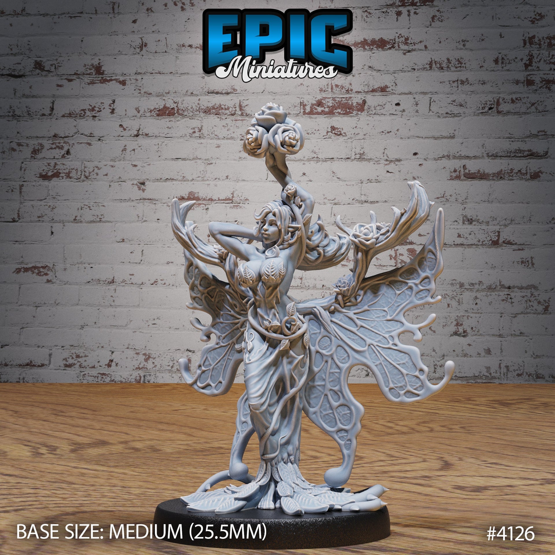 Rose Fairy - Epic Miniatures | Elven Storm | 28mm | 32mm | Butterfly | Sprite