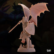 Hadraki Fighter - Arcane Minis | 32mm | Monster Madness | Devilkin | Demon | Knight | Champion