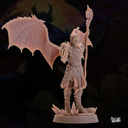 Hadraki Sorcerer - Arcane Minis | 32mm | Monster Madness | Devilkin | Demon | Mage | Sorcerer