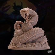 Quaketail Serpent - Arcane Minis | 32mm | Monster Madness | Dragon | Huge | Snake