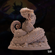 Quaketail Serpent - Arcane Minis | 32mm | Monster Madness | Dragon | Huge | Snake