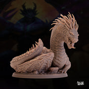 Scaleburn Basilisk - Arcane Minis | 32mm | Monster Madness | Dragon | Huge | Behir