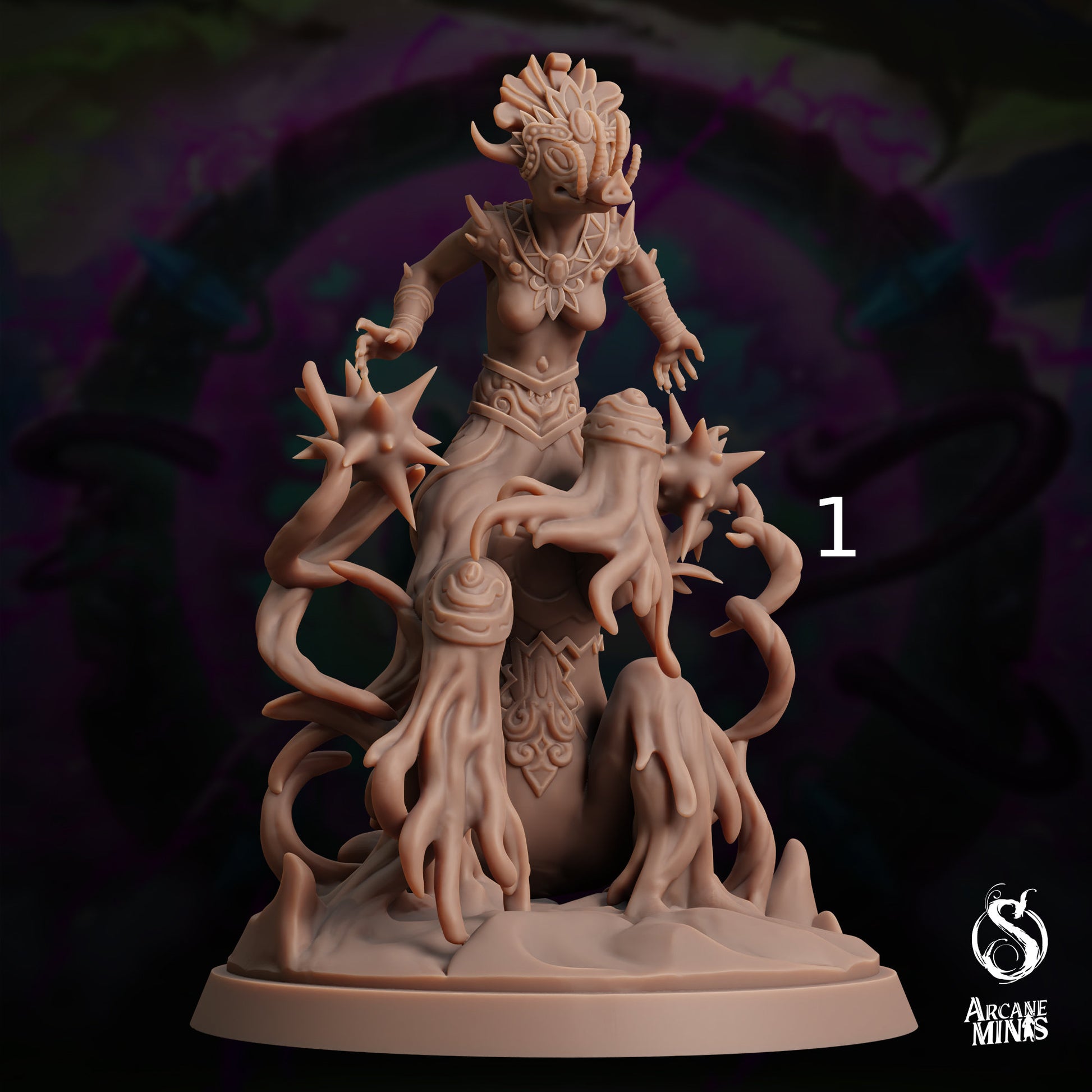 Mud Golem - Arcane Minis | 32mm | The Skybreaker Chronicles | boar spirit | Shaman | Ooze | Slime