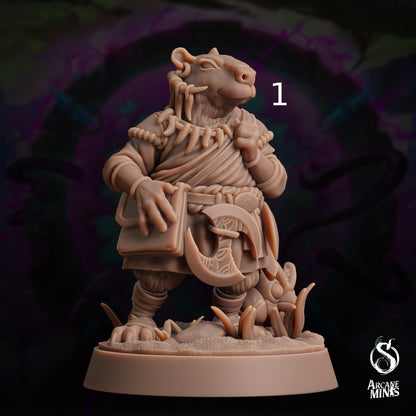 Cappy Ranger, Capybara Scout - Arcane Minis | 32mm | The Skybreaker Chronicles | Capybara folk