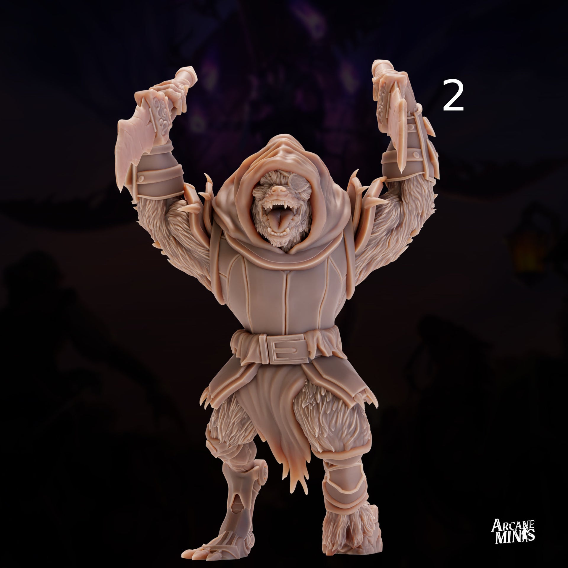 Gnoll Rogue- Arcane Minis