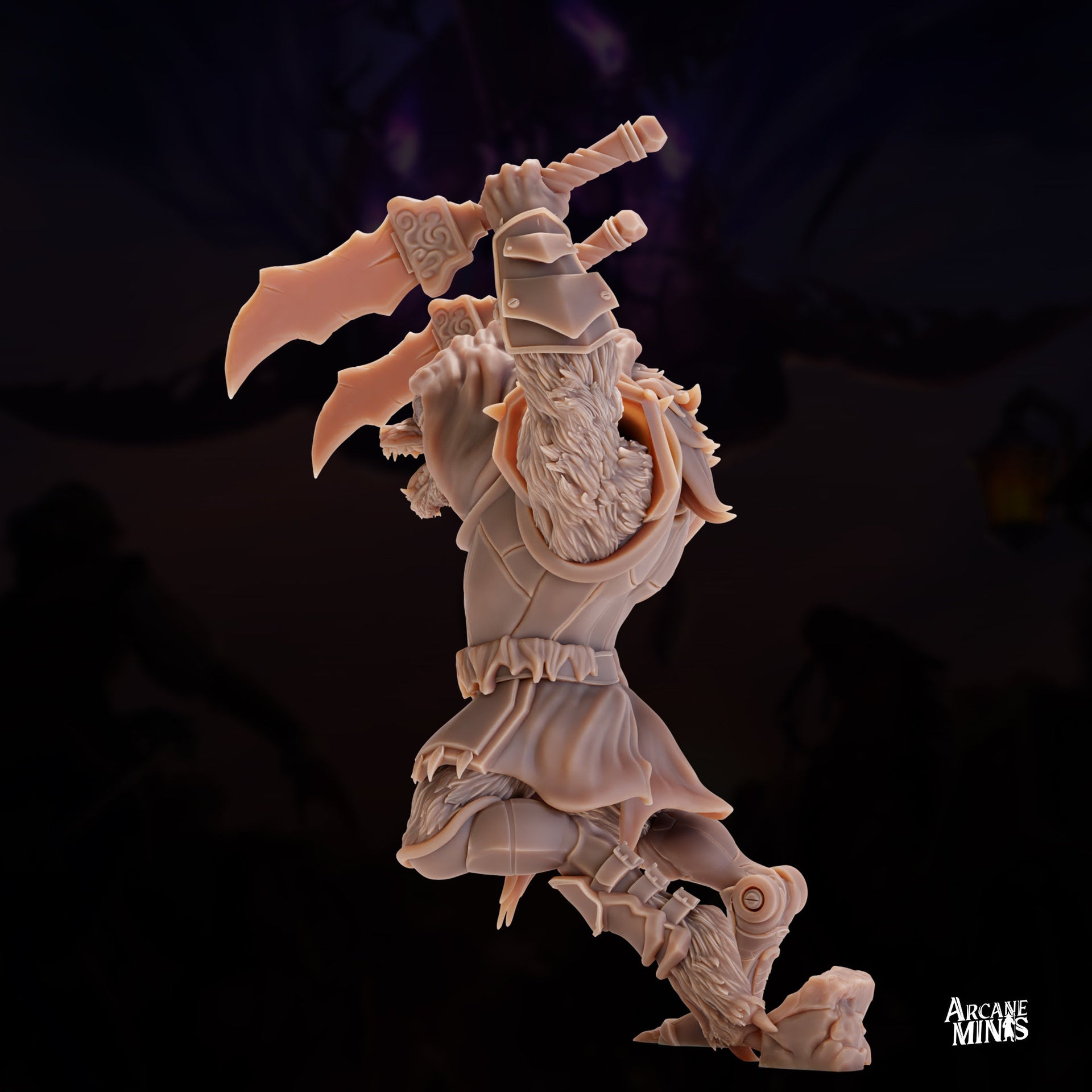 Gnoll Rogue- Arcane Minis