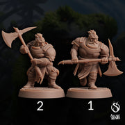 Dwarf Warden - Arcane Minis | 32mm | Dino Domination | Fighter | Knight | Guard