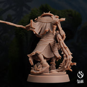 Sahuagin Warlock - Arcane Minis | 32mm | Dino Domination | Fishfolk | Sorcerer