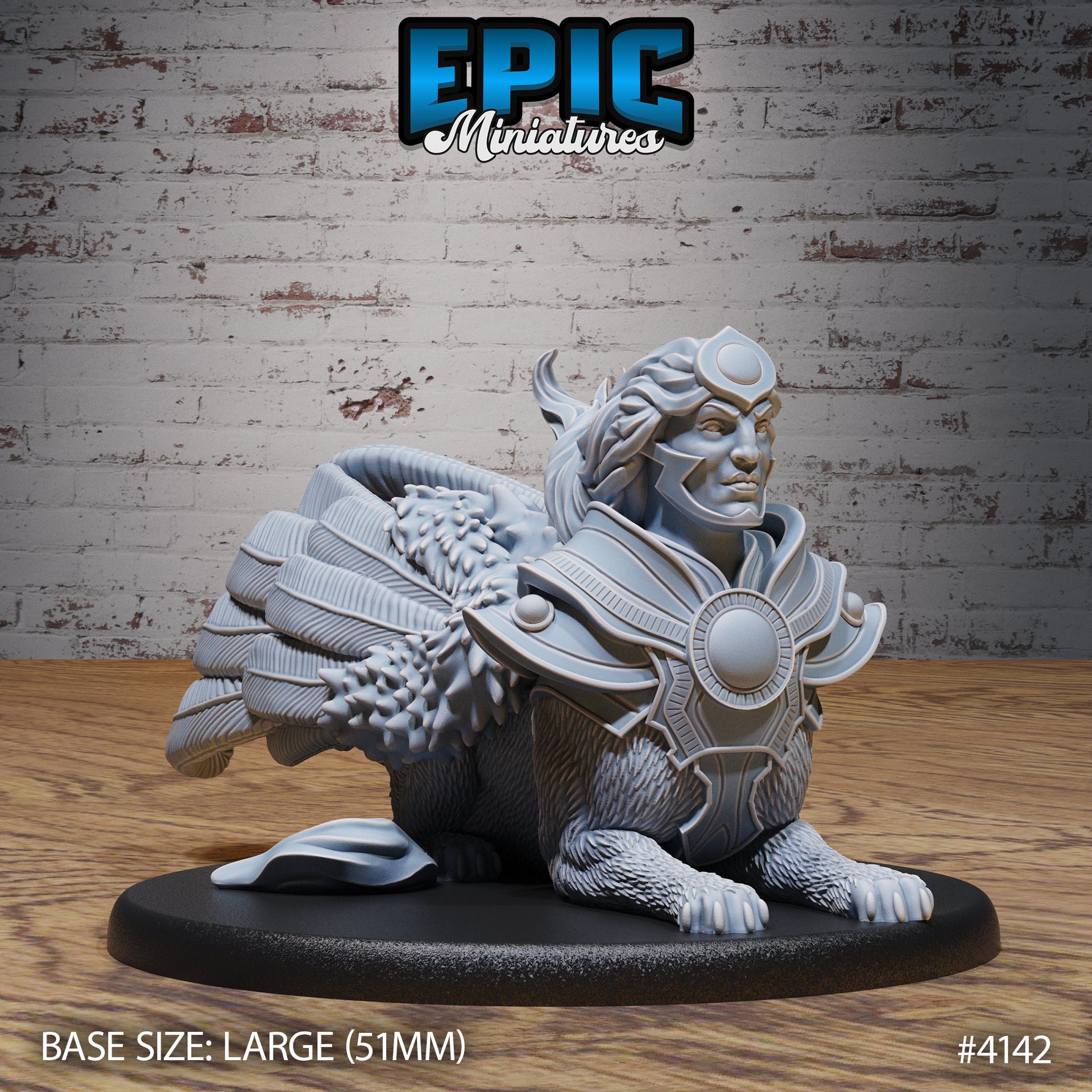 Sphinx Prime - Epic Miniatures | Cone Desert | 28mm | 32mm | Egypt | Guardian