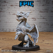 Blue Dragon Wyrmling - Epic Miniatures | Cone Desert | 28mm | 32mm | Drake | Baby