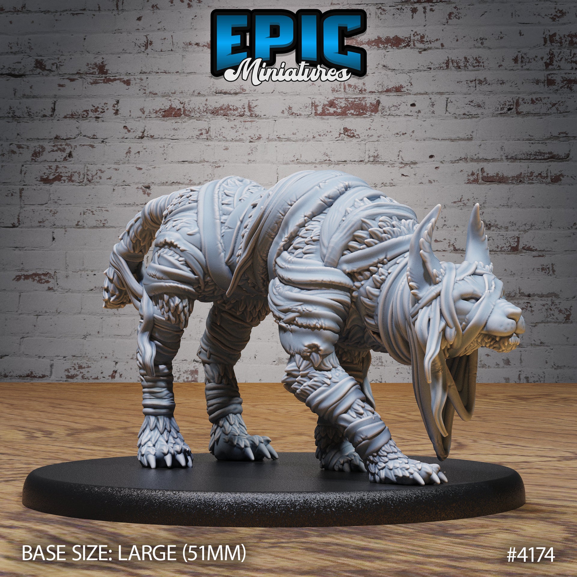 Lynx Mummy - Epic Miniatures | Bone Desert | 28mm | 32mm | Egypt | Guard | Undead