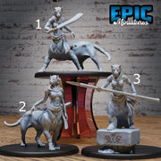 Lion Centaur Bastet Devotee - Epic Miniatures | Bone Desert | 28mm | 32mm | Urmahlullu | Wemic | Fighter