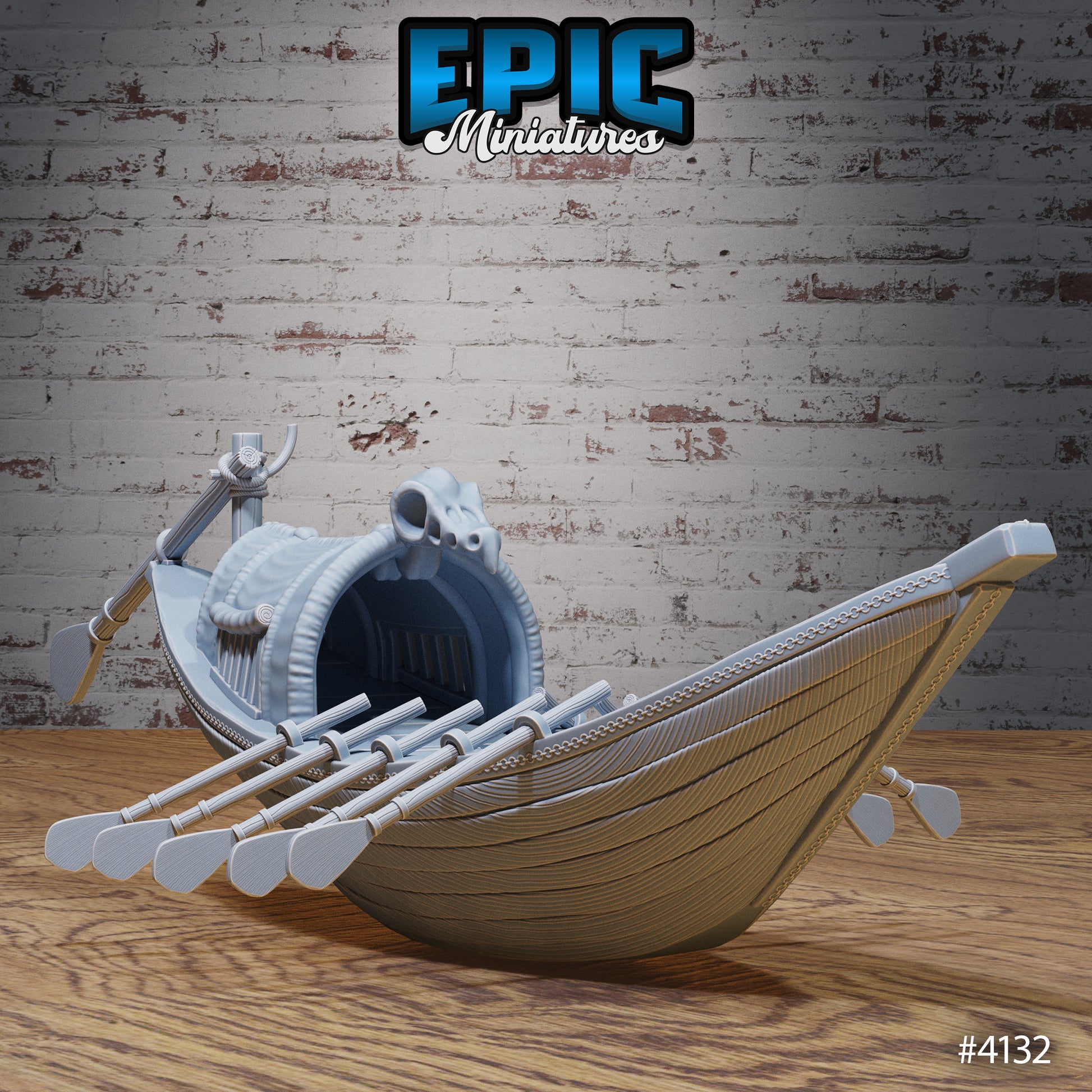 Egyptian River Boats - Epic Miniatures | Bone Desert | 28mm | 32mm | Ritual | Pharoah | Styx