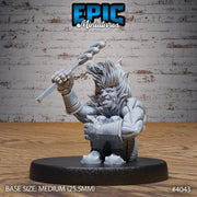 Fire Dwarf - Epic Miniatures | Elemental Lands | 28mm | 32mm | Barbarian | Fighter | Cooking