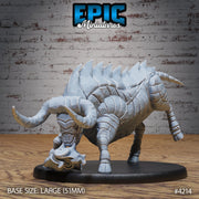 Metal Bull Gorgon - Epic Miniatures | Dwarf Mountain | 28mm | 32mm | Metal | Poison | Corrosive