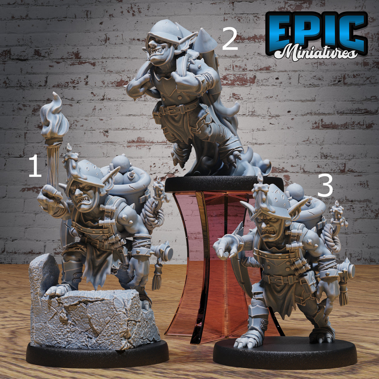 Goblin Miner Climb - Epic Miniatures | Dwarf Mountain | 28mm | 32mm | Scout | Traveler | Rocket