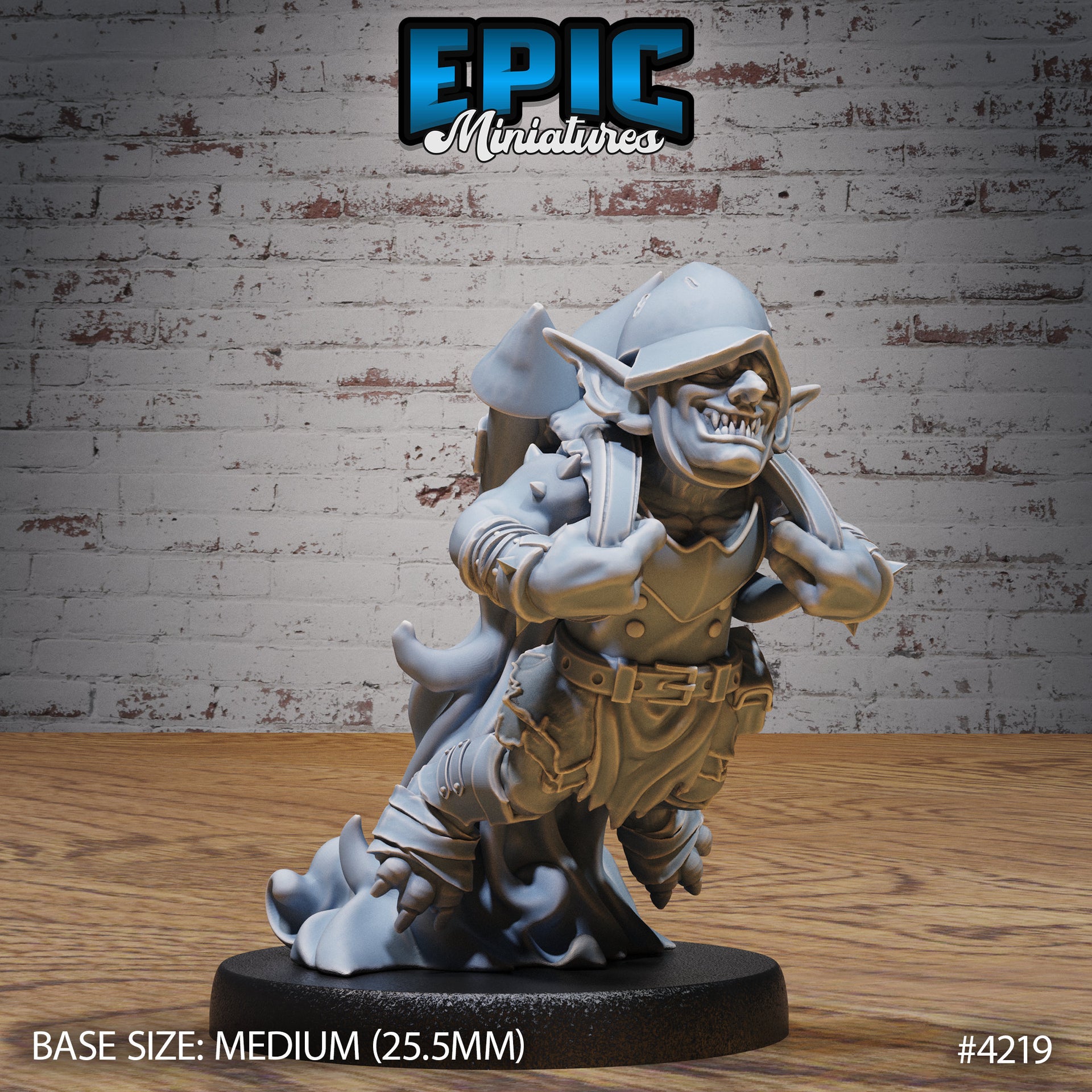 Goblin Miner Climb - Epic Miniatures | Dwarf Mountain | 28mm | 32mm | Scout | Traveler | Rocket