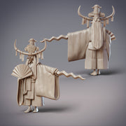 Daitengu Zuijin Akaribo - CobraMode | Miniature | Wargaming | Roleplaying Games | 32mm | 54mm | Noble | Guard | Temple