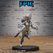 Fire Genasi Female - Epic Miniatures | Elemental Lands | 28mm | 32mm | Sorcerer | Warlock | Gunslinger