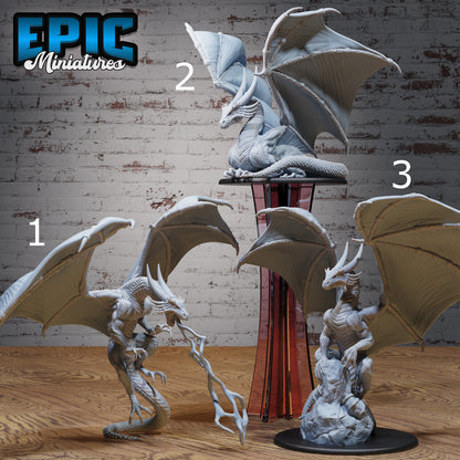 Storm Dragon - Epic Miniatures | Elven Storm | 28mm | 32mm | Blue | Wyrm