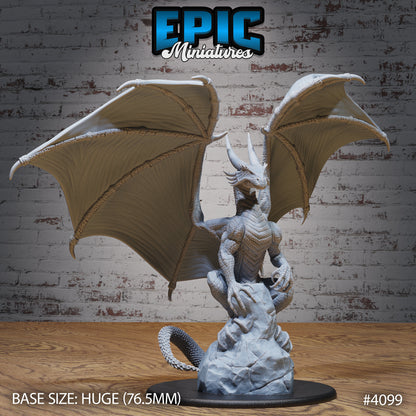 Storm Dragon - Epic Miniatures | Elven Storm | 28mm | 32mm | Blue | Wyrm