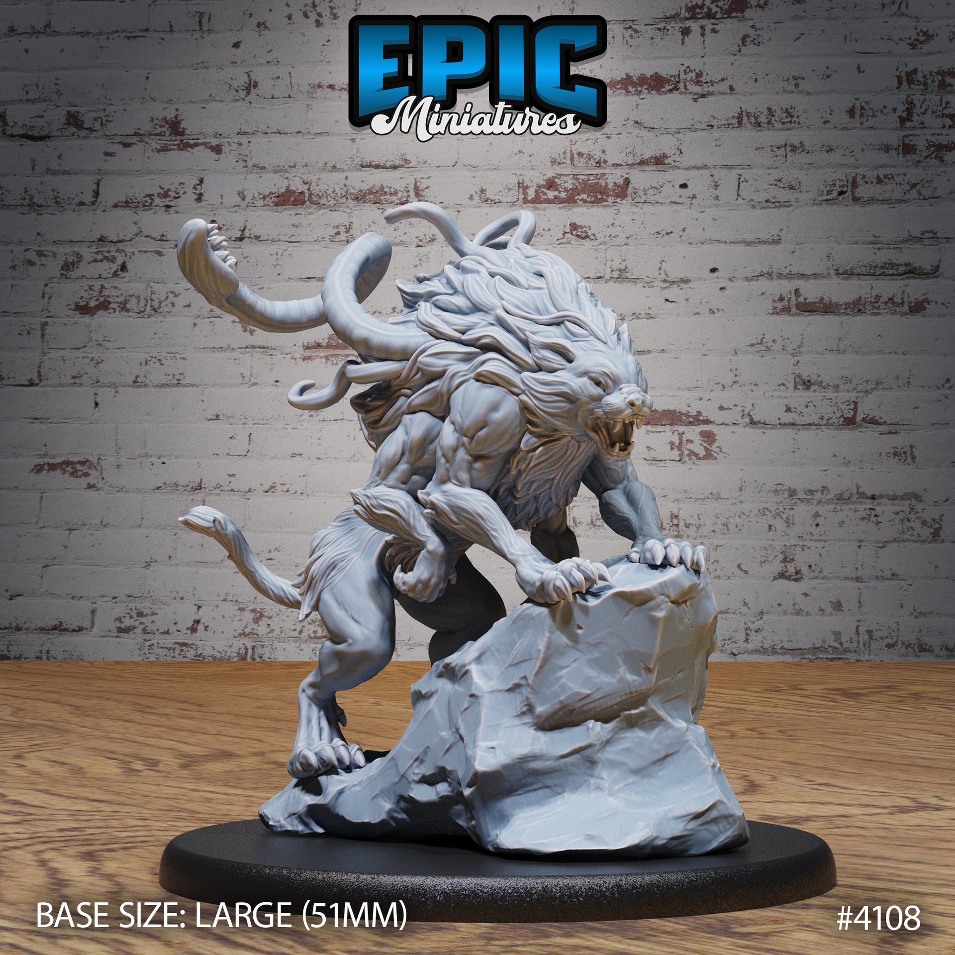 Phase Panther Alpha - Epic Miniatures | Elven Storm | 28mm | 32mm | Displacer | Lion