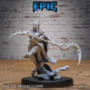 Elf Warlock Female- Epic Miniatures | Elven Storm | 28mm | 32mm | Mage | Necromancer | Sorcerer