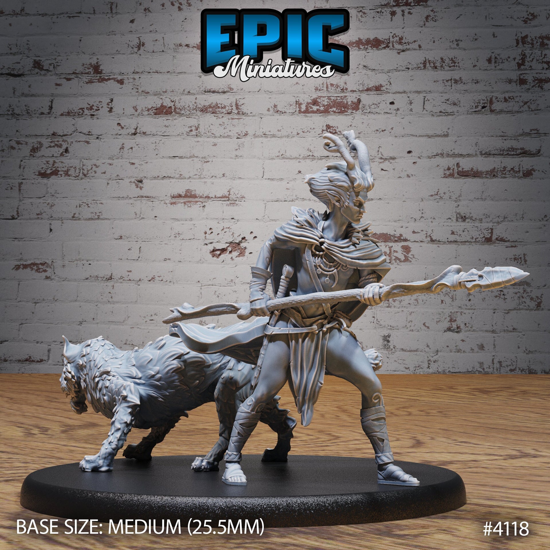 Elf Beast Tamer- Epic Miniatures | Elven Storm | 28mm | 32mm | Ranger | Druid | Scout