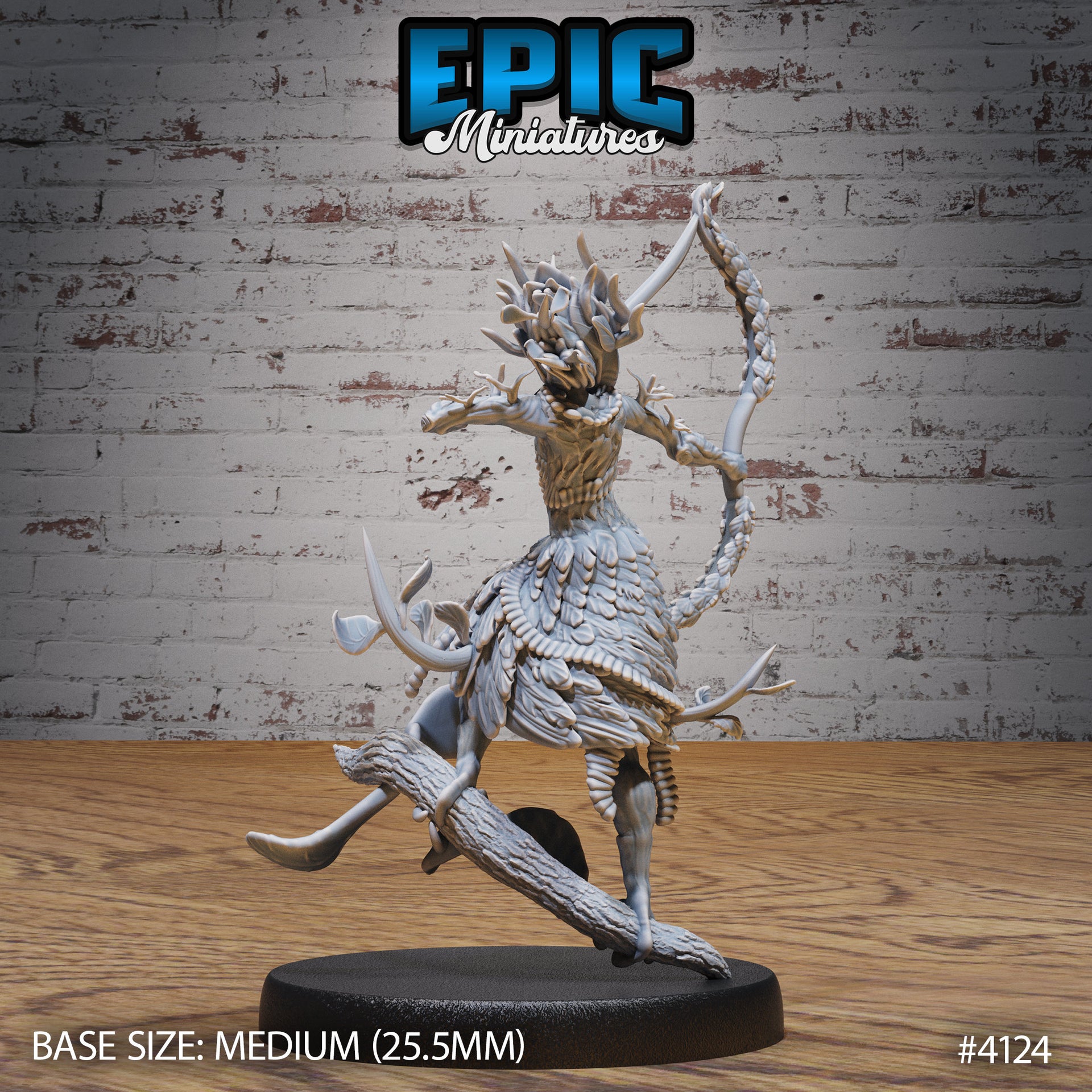 Nut Dryad- Epic Miniatures | Elven Storm | 28mm | 32mm | Fighter | Plantfolk | Fighter | Ranger