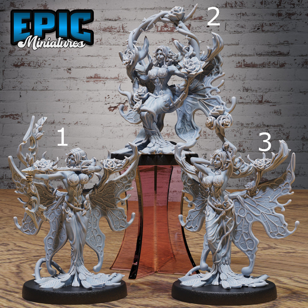 Rose Fairy - Epic Miniatures | Elven Storm | 28mm | 32mm | Butterfly | Sprite