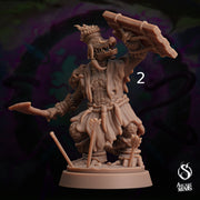 Maka Elite, Gatorfolk Warrior - Arcane Minis | 32mm | The Skybreaker Chronicles | Alligator | Crocodile | Lizardman